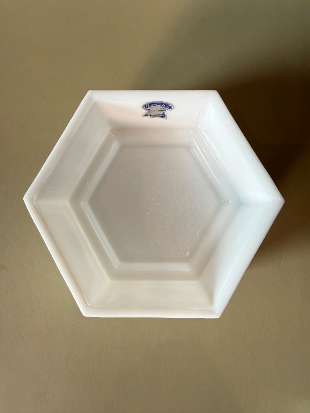 Imperial Glass Milk Glass Paneled Grape Lidded Candy Dish | Grapes & Leaves - Picture 7 of 9